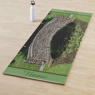 Tapis De Yoga Pont de pierre Lilypads Nature Personnalisée
