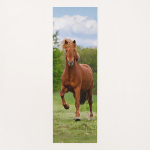 Tapis De Yoga Pony islandais à Tölt Funny Photo Les amateurs de