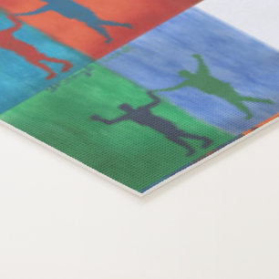 Tapis De Yoga Pop art n°1 par Yeshaya Dank - unité et harmonie
