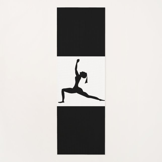 Tapis De Yoga Pose permanente Yoga Silhouette (Devant)