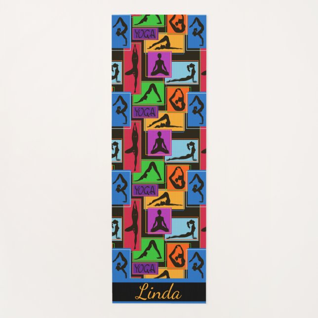 Tapis De Yoga Poses customisées (Devant)