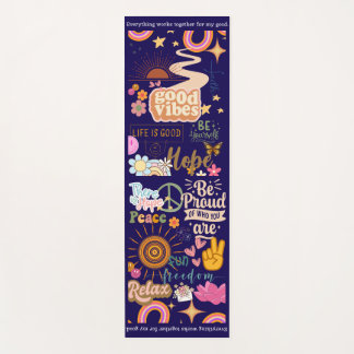 Tapis De Yoga Positive Vibes Yoga Mat