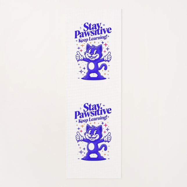 Tapis De Yoga Positivité Yoga Mat (Devant)