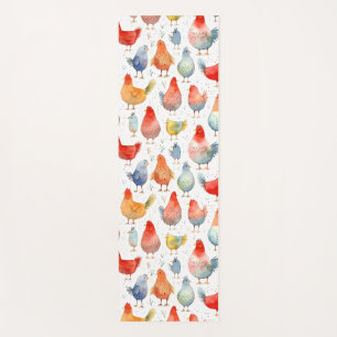 Tapis De Yoga Poulets d'élevage