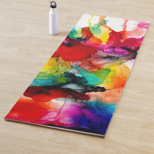 Tapis De Yoga Prisme de bijoux - Aquarelle