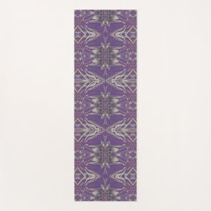 Tapis De Yoga Profond violet Art Nouveau Déco Kaleidoscopique Fr