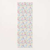 Tapis de yoga Promenade dans les jardins