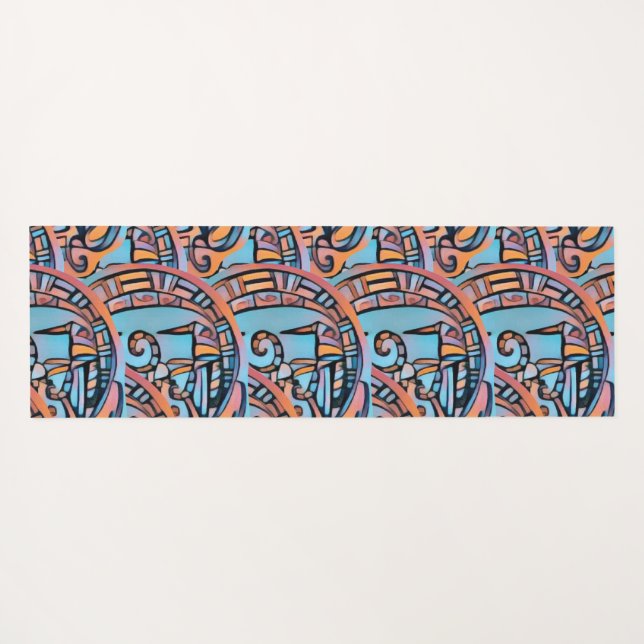 Tapis De Yoga PsyHead Yoga Mat (Dos (Horizontal))