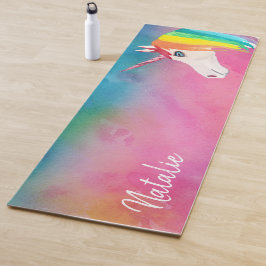 Tapis De Yoga Rainbow Unicorn Yoga Mat