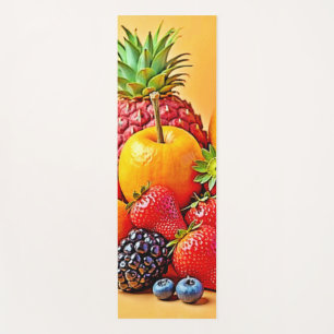 Tapis De Yoga Récolte Fruitée Fraîche : Conception de Récolte de