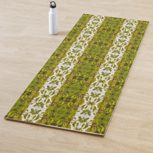 Tapis De Yoga Reflet des arbres dans un motif d'étang
