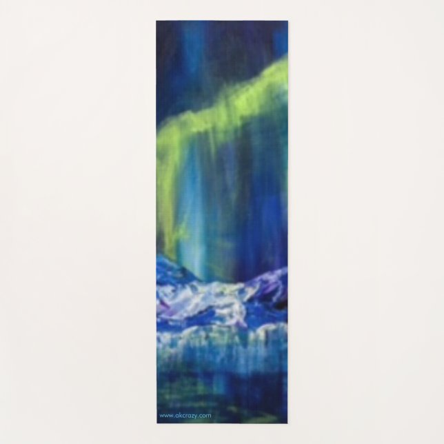 Tapis De Yoga Réflexions glaciaires de l'Alaska Yoga Mat (Devant)