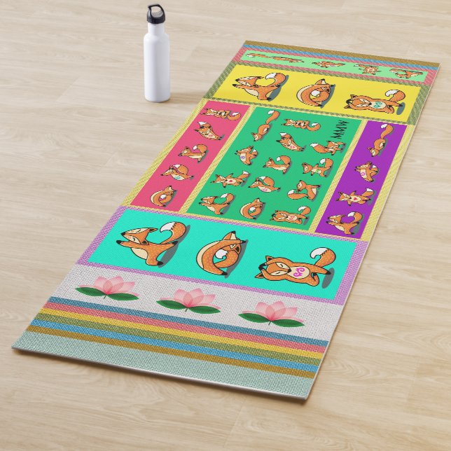 Tapis De Yoga Renard de Yoga - Voir Retour - Yoga Mat (En situation)