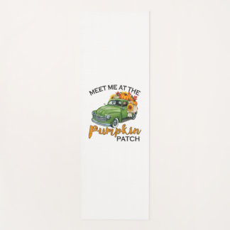 Tapis De Yoga Rencontrez-Moi Au Citrouille Patch Pickup Automne