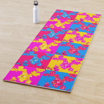 Répétition du mosaïque rose