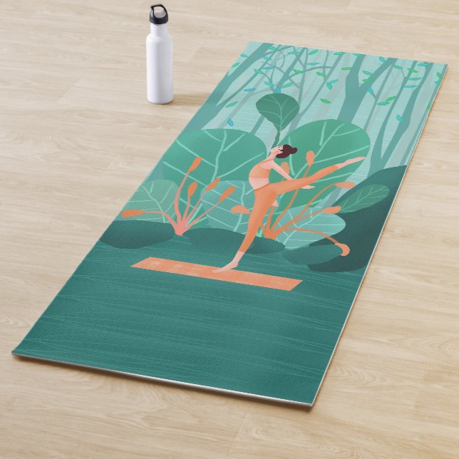 Tapis De Yoga Respirer Yoga Super Yoga Girl (En situation)