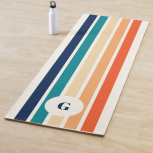 Tapis De Yoga Rétro Monogramme 