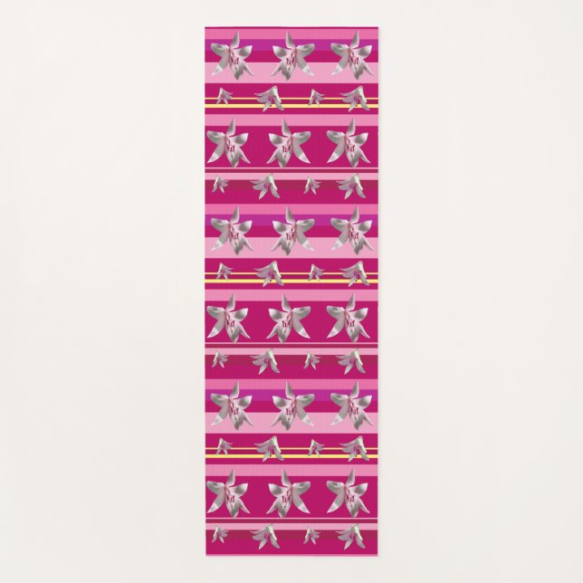 Tapis De Yoga Rêve de fleurs Yoga Mat (Devant)