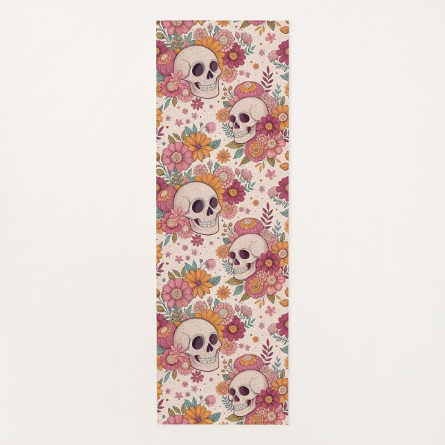 Tapis De Yoga Révérie florale (Devant)