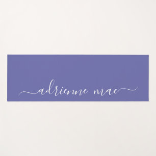Tapis De Yoga Réversibles de Purple & White
