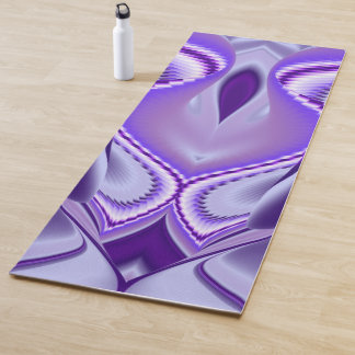 Tapis De Yoga Rêves arc-en-ciel à fleurs violettes