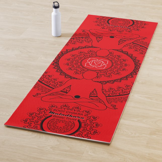 Tapis De Yoga Root Chakra - Muladhara Mandala Essence de fondati (En situation)