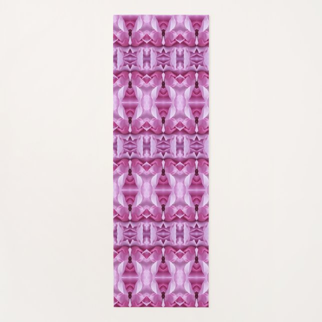 Tapis De Yoga Rose croisé Ikat 2 (Devant)