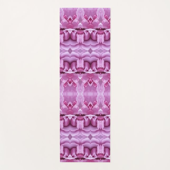 Tapis De Yoga Rose croisé Ikat 6 (Devant)