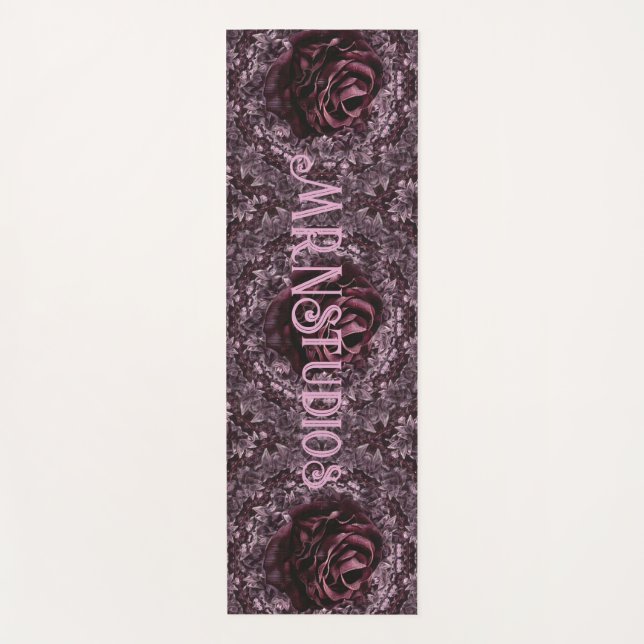 Tapis De Yoga Rose Mandala Yoga Mat (Devant)