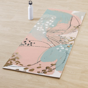 Tapis De Yoga Rougissent et l'or I