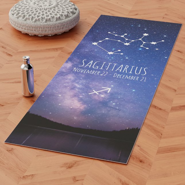 Tapis De Yoga Saggitaire | Personalized Zodiac Astrology (Créateur téléchargé)