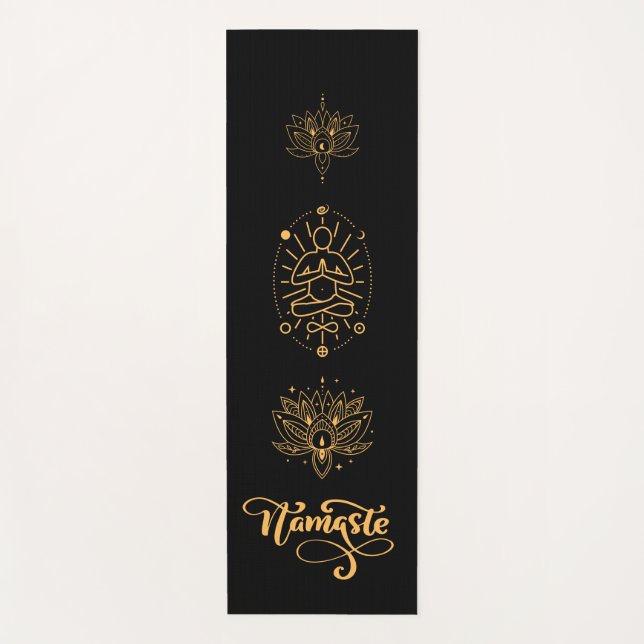 Tapis De Yoga Sak Yant Yantra Yoga Mat (Devant)