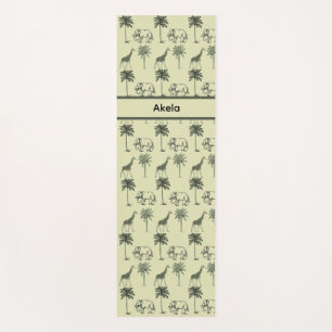 Tapis De Yoga Savanna Motif africain, coutume
