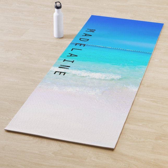 Tapis De Yoga Scène balnéaire Été Ocean Beach Fitness (En situation)