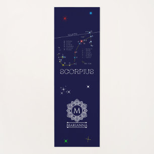Tapis De Yoga Scorpie Constellation Zodiaque