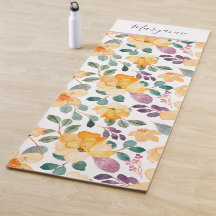 Script Floral Impression Lilac Jaune