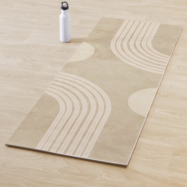 Tapis De Yoga Sérénité Boho Yoga Mat (En situation)