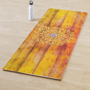 Tapis De Yoga Shabby chic mandala gem yoga mat