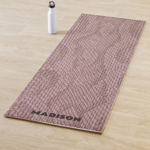 Tapis De Yoga Snakeskin rose