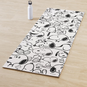Tapis De Yoga Snoopy Smile Giggle Lauder Motif