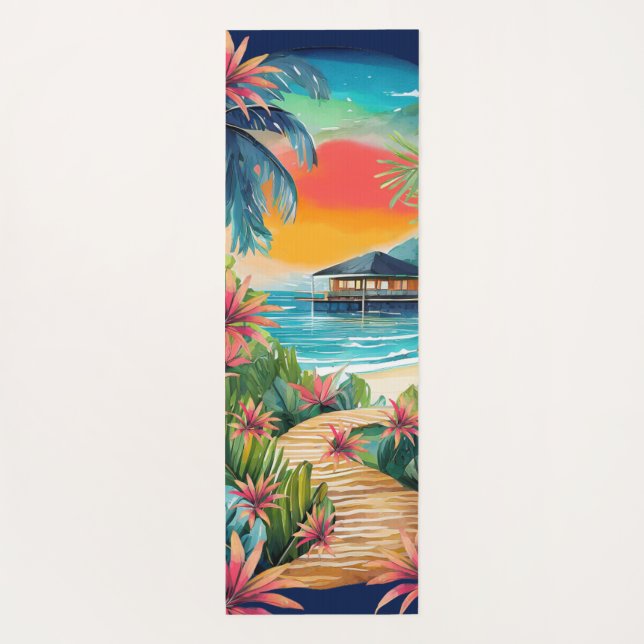 Tapis De Yoga Spa tropical Bliss Yoga Mat (Dos)
