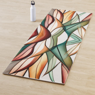 Tapis De Yoga Stained-Glass Grass