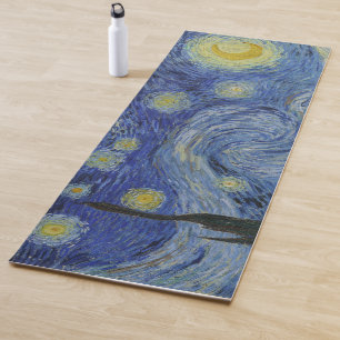 Tapis De Yoga Starry Night Yoga Mat par Van Gogh