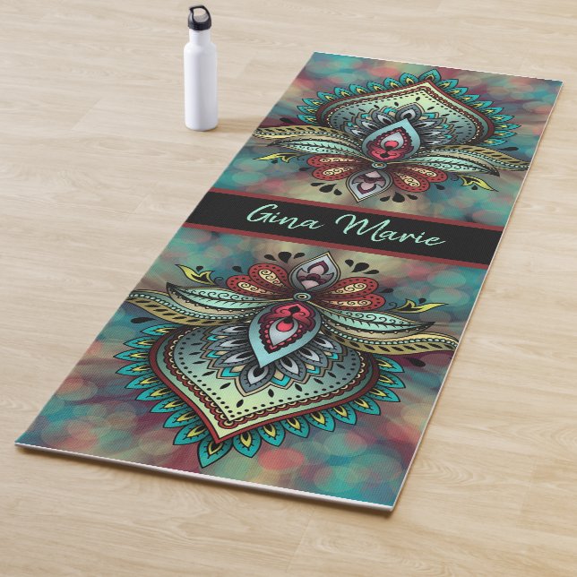 Tapis De Yoga Style bohème (En situation)