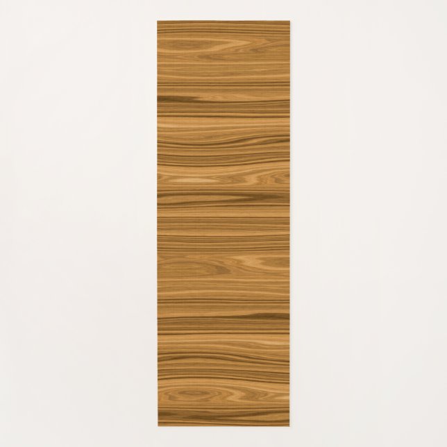 Tapis De Yoga Style en bois élégant de grain (Devant)
