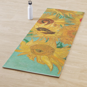 Tapis De Yoga Sunflower de Vincent Van Gogh