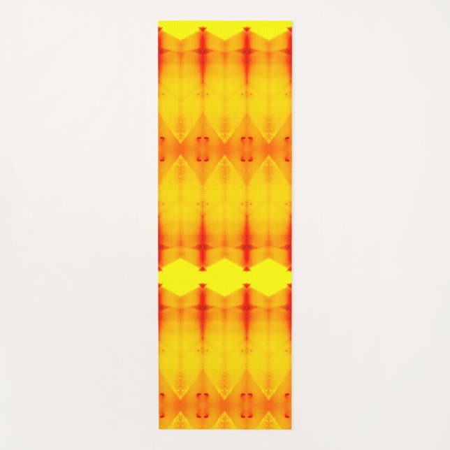 Tapis De Yoga Sunny Daisy Ikat Too Zen (Devant)