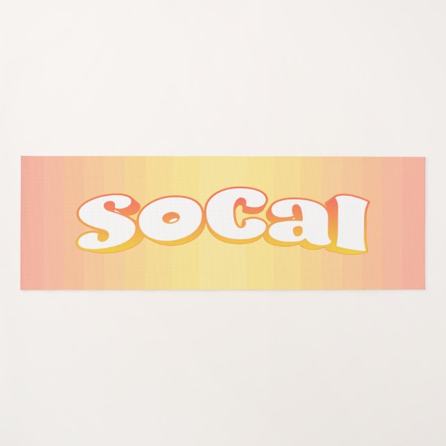 Tapis De Yoga Sunny SoCal (Devant (Horizontal))