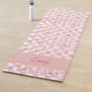 Tapis De Yoga Super fraise rose, Y2K 90s Yoga