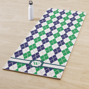 Tapis De Yoga Sur le Jacquard vert Yoga Mat